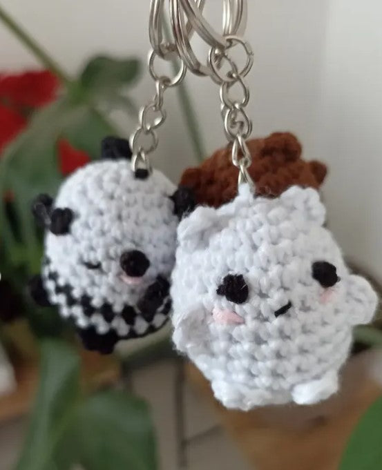 Kafadar Ayılar Amigurumi Anahtarlık Set - We Bare Bears