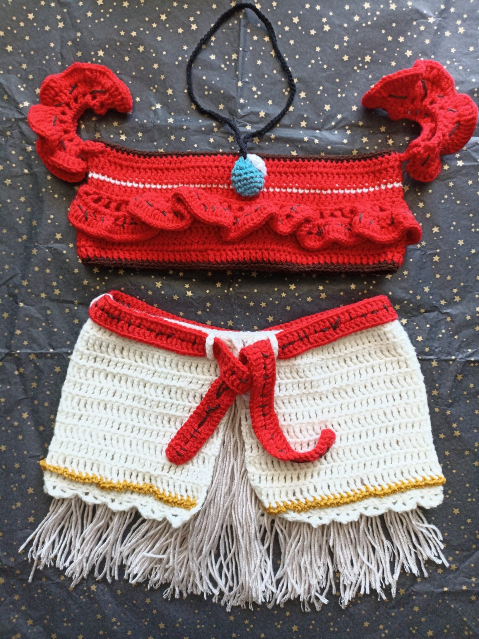 Disney Princess Moana Knit Costume Set - Special Design