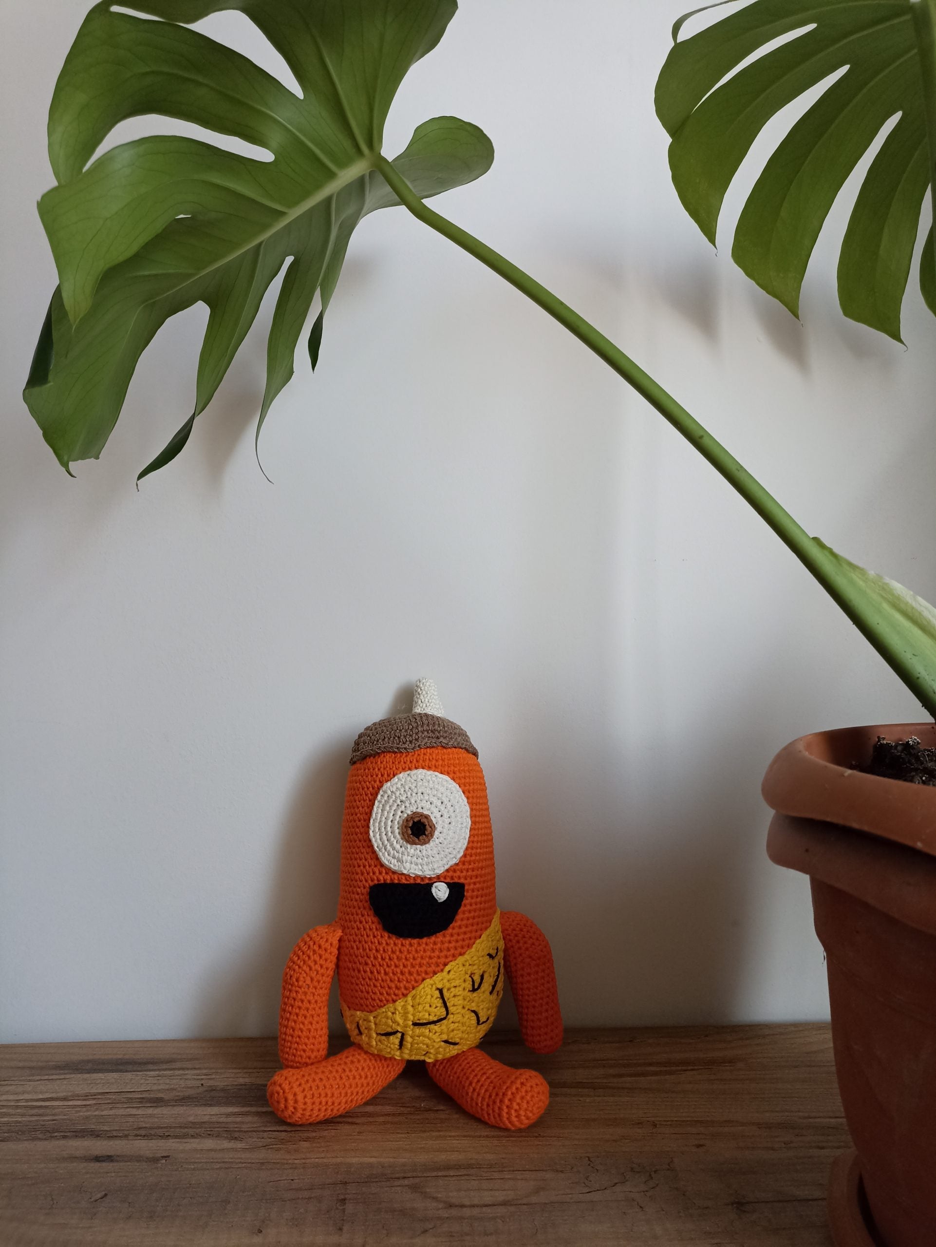 Spookiz Kebi Amigurumi Oyuncak 30 cm / 15 cm