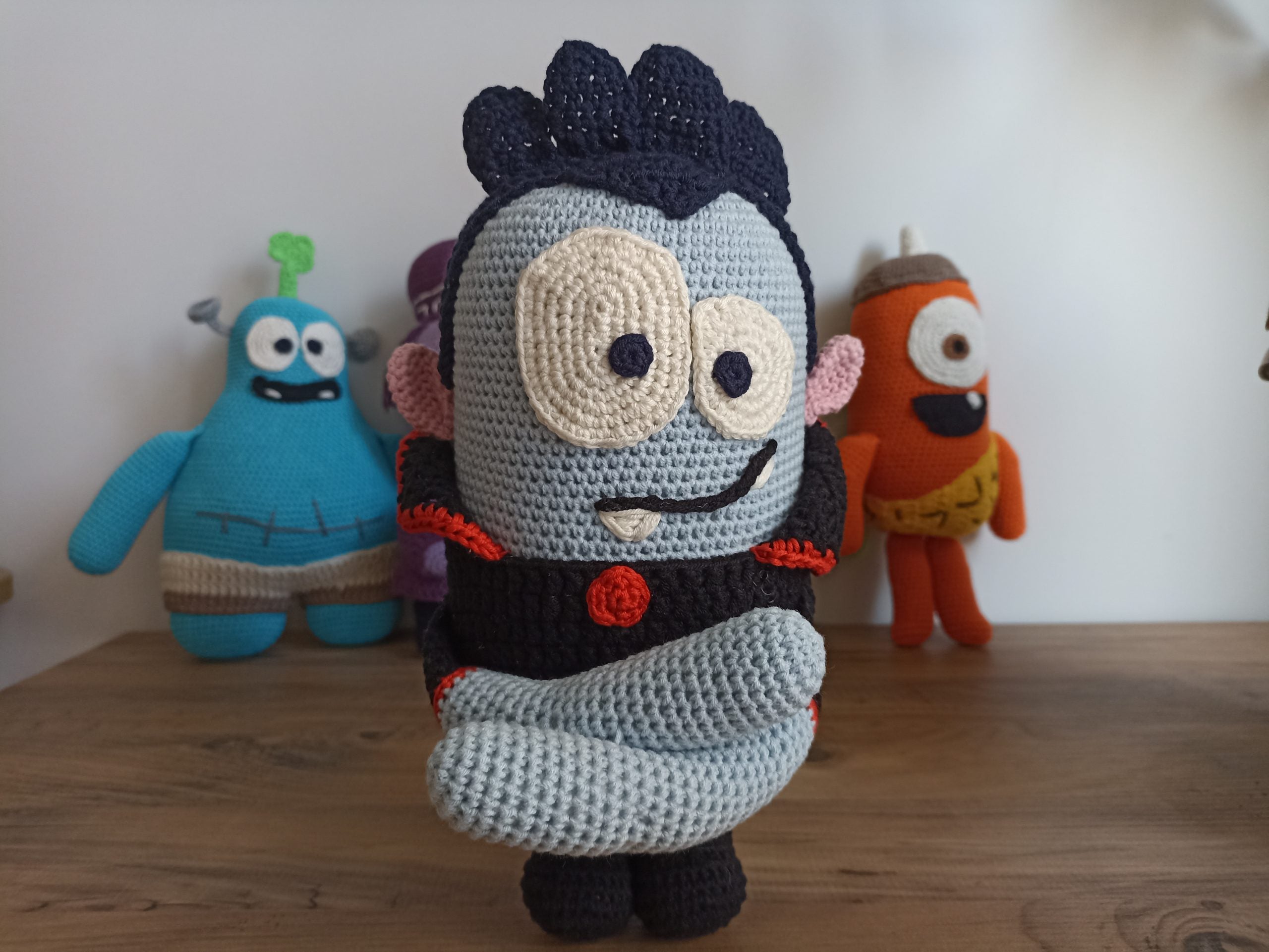 Spookiz Cula Amigurumi Tasarım Oyuncak 30cm / 15cm