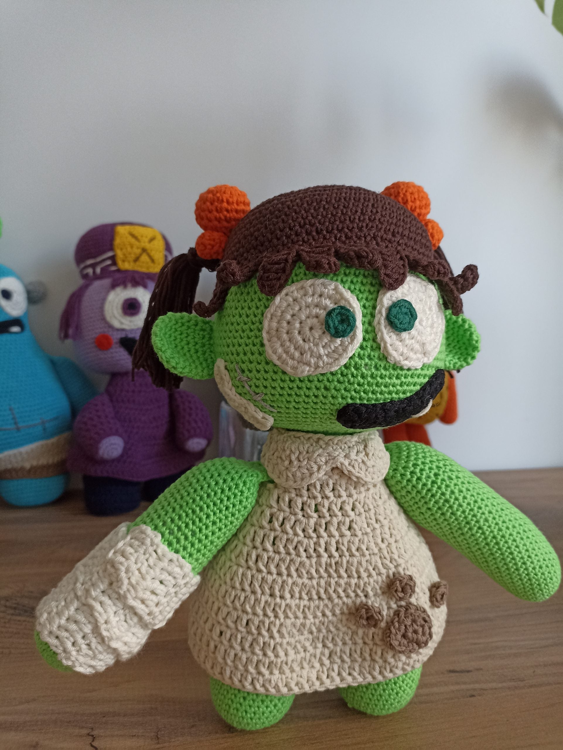 Spookiz Zizi Amigurumi Oyuncak 30 cm / 15 cm