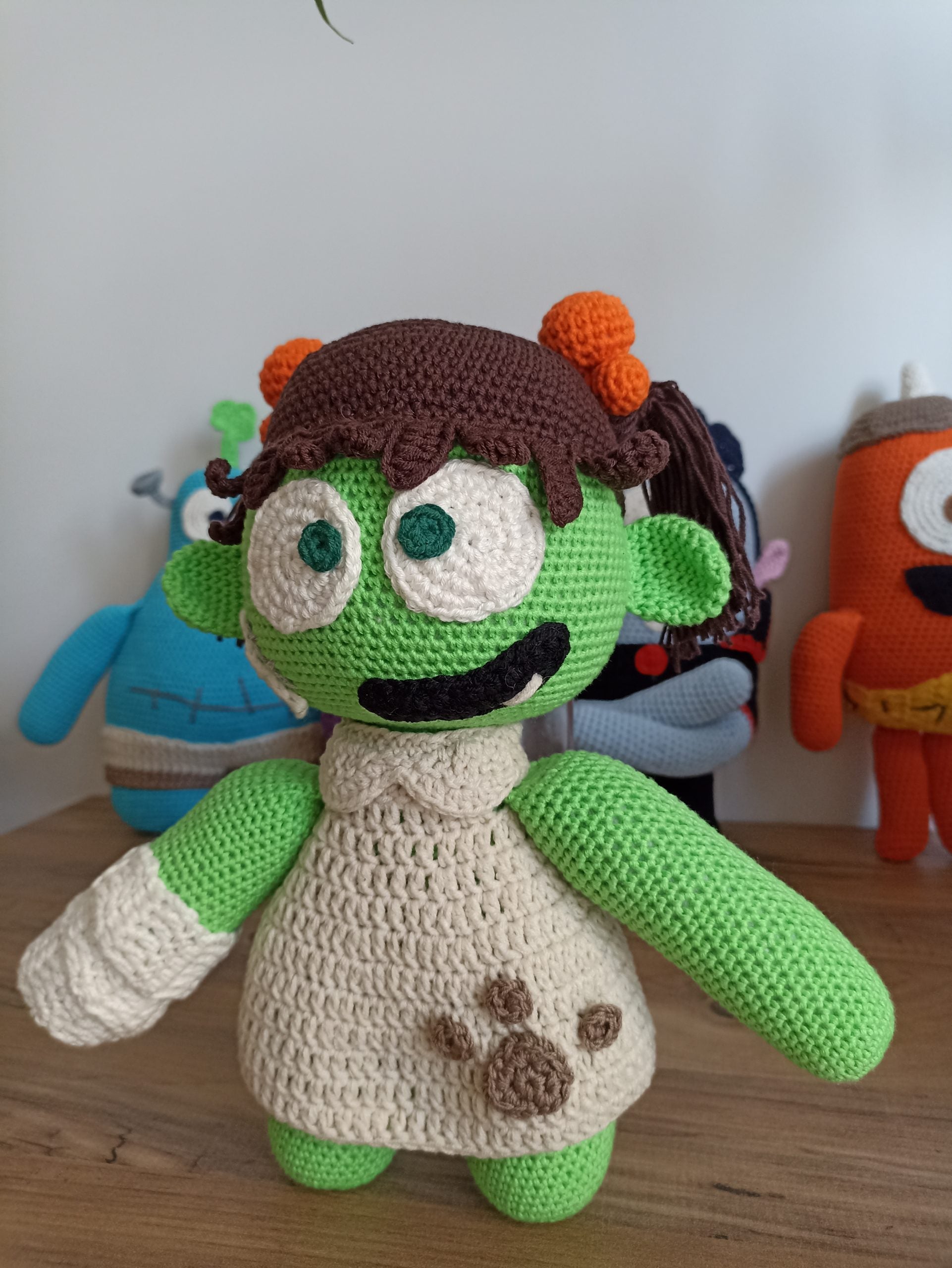 Spookiz Zizi Amigurumi Oyuncak 30 cm / 15 cm