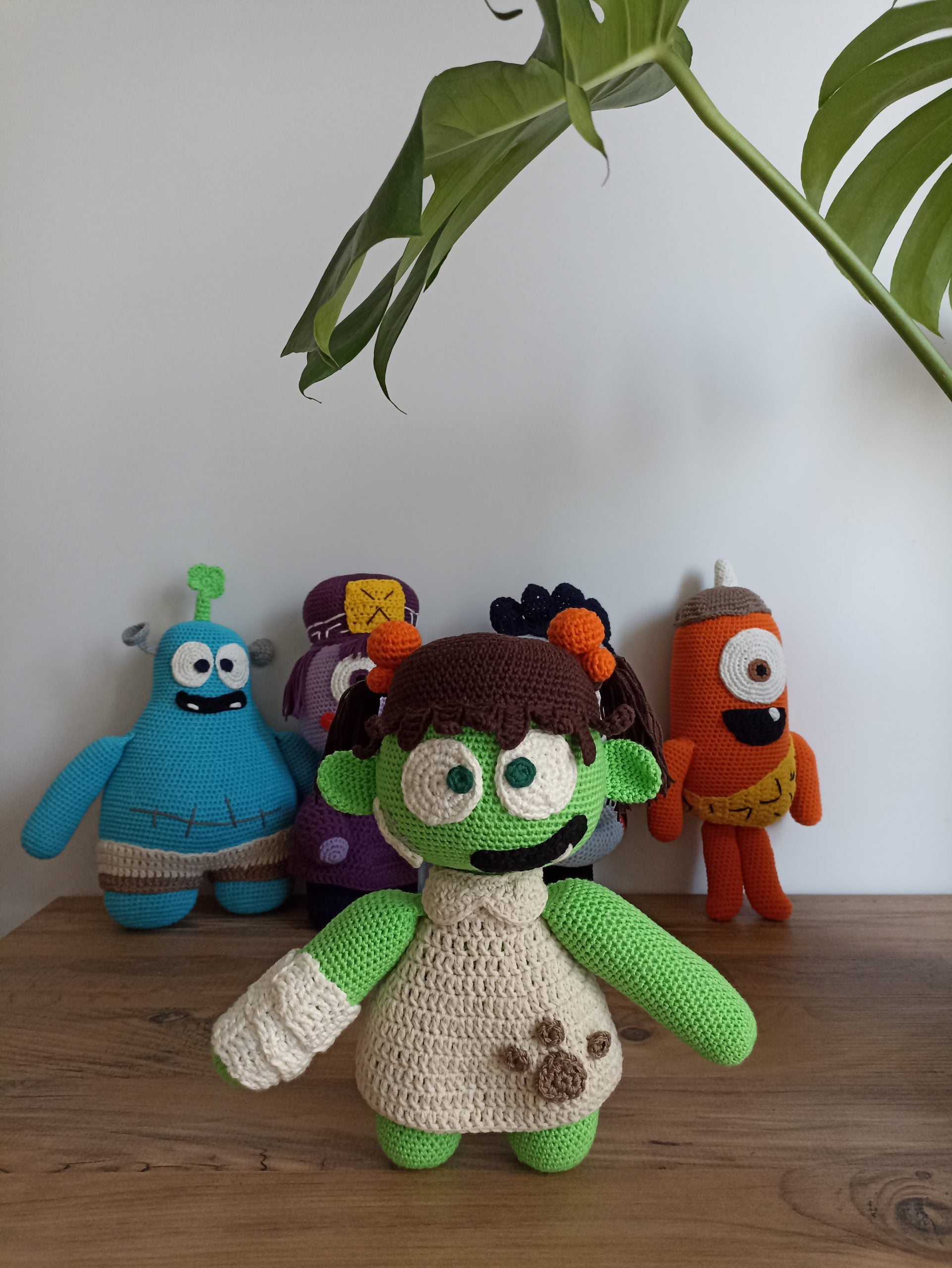 Spookiz Zizi Amigurumi Oyuncak 30 cm / 15 cm