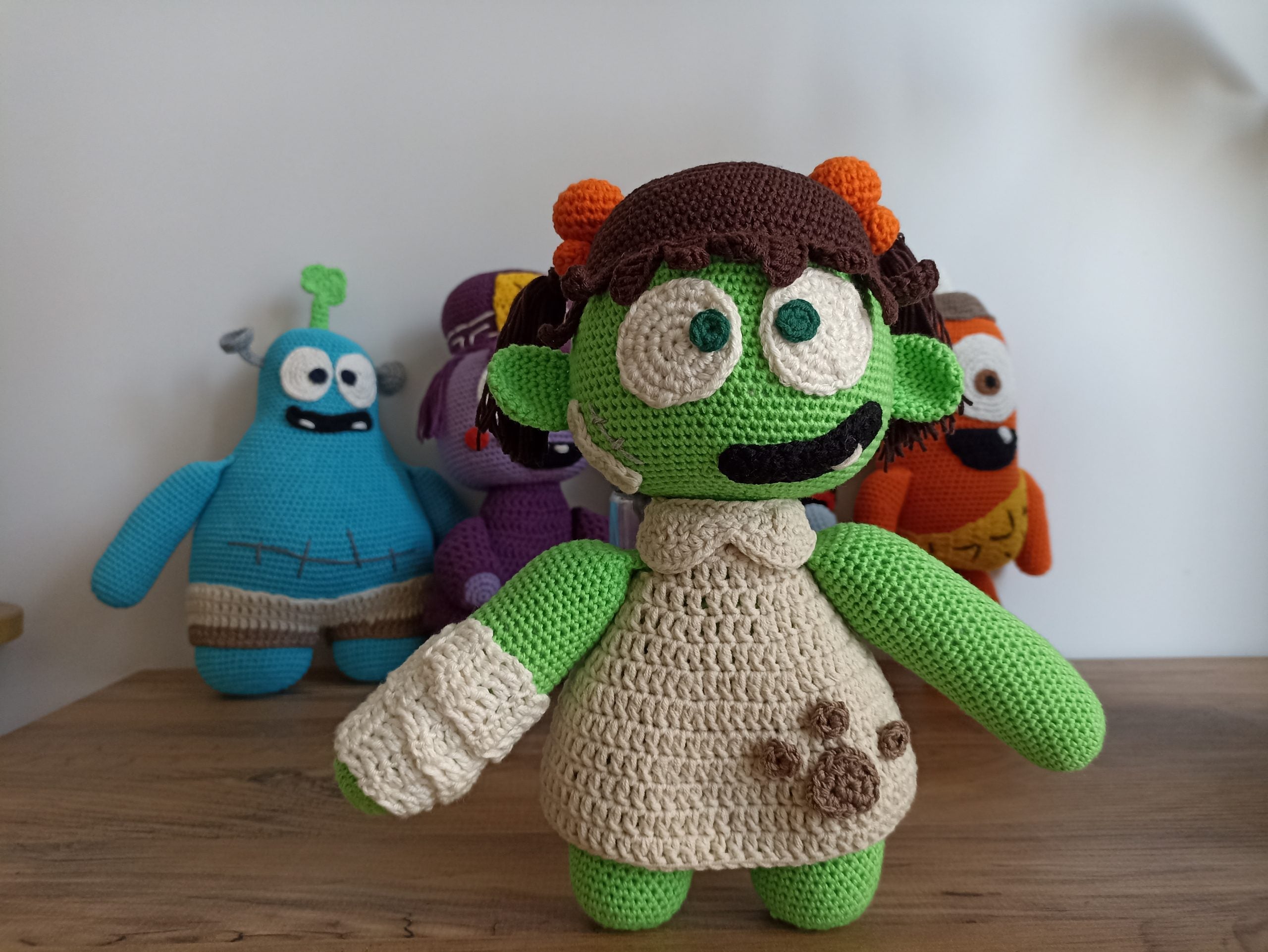 Spookiz Zizi Amigurumi Oyuncak 30 cm / 15 cm