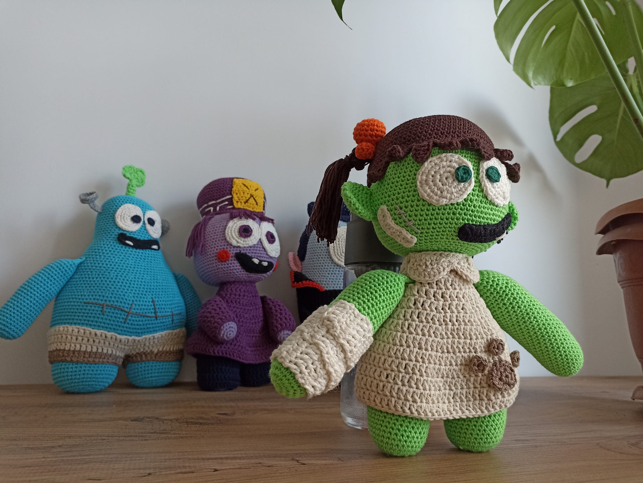Spookiz Zizi Amigurumi Oyuncak 30 cm / 15 cm