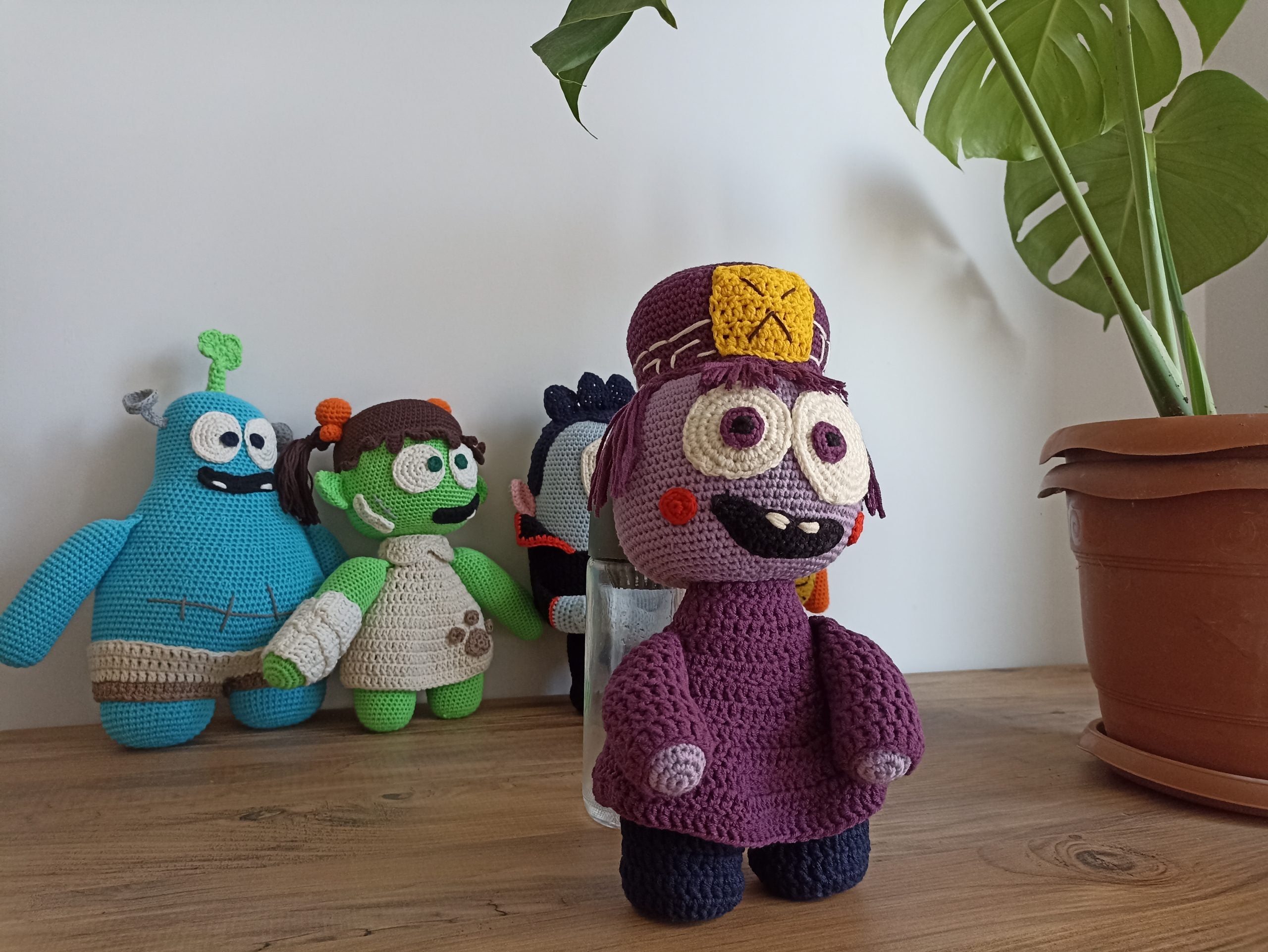 Spookiz Kong Kong Amigurumi Oyuncak 30 cm / 15 cm