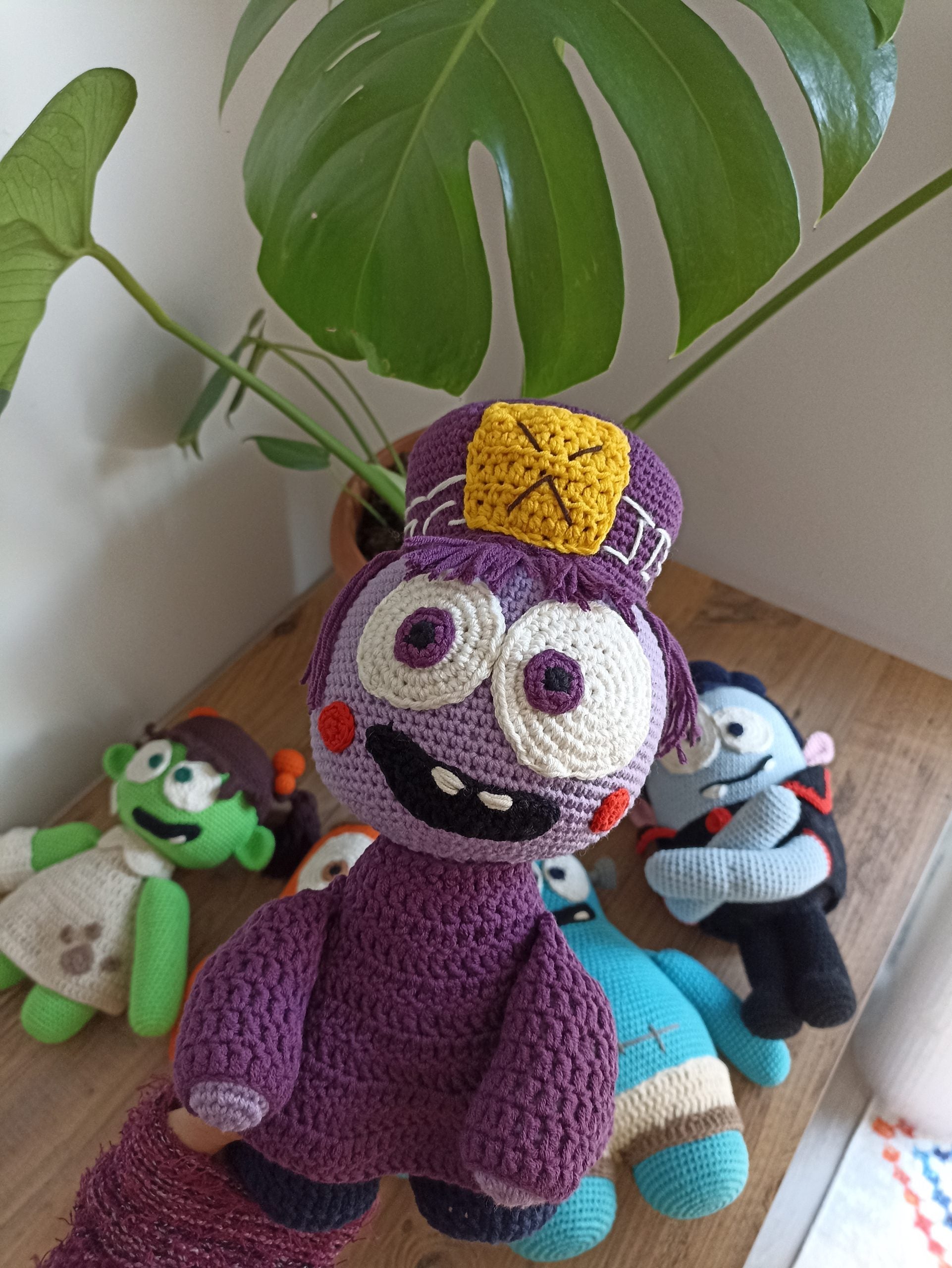 Spookiz Kong Kong Amigurumi Oyuncak 30 cm / 15 cm