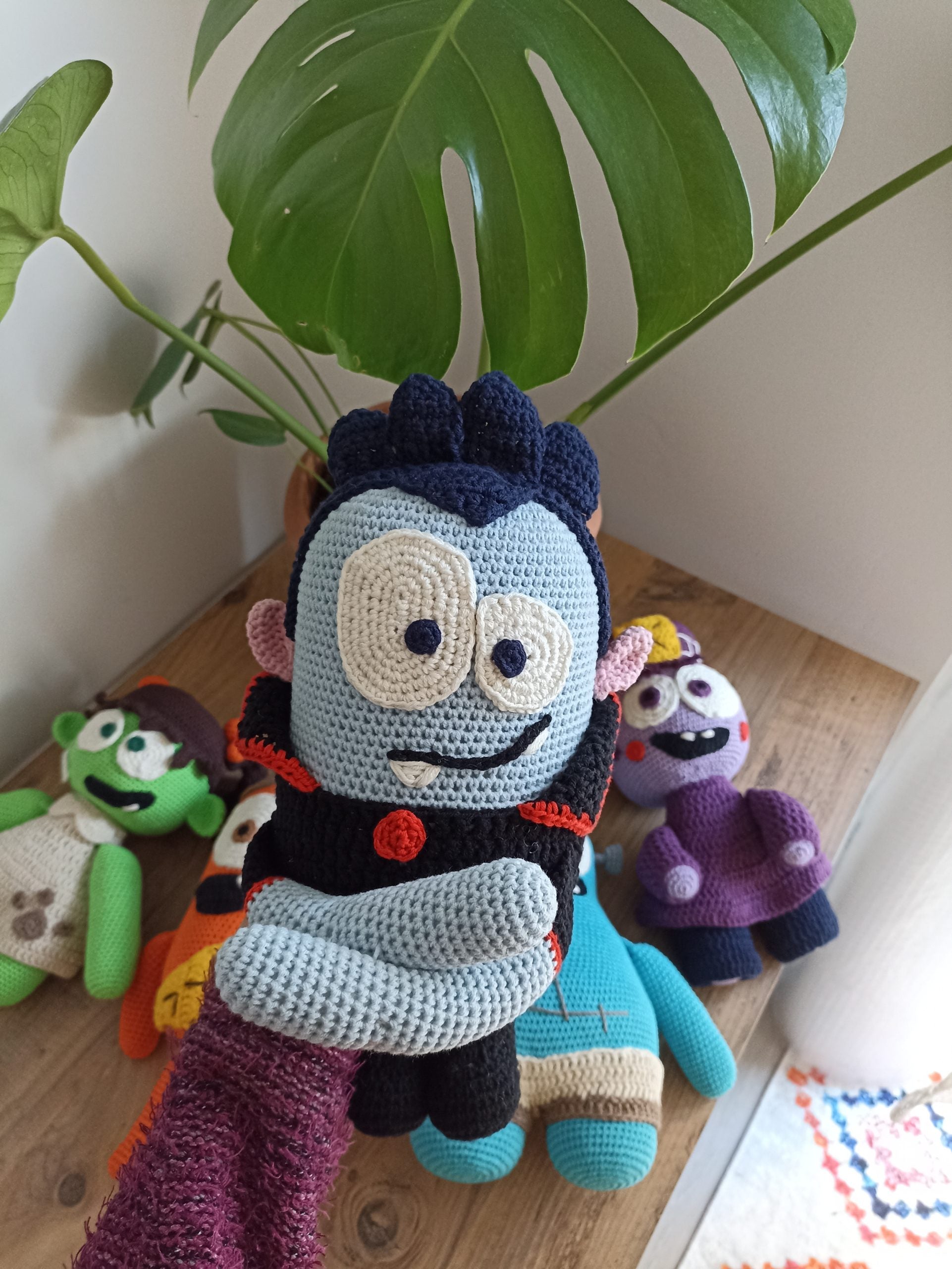 Spookiz Cula Amigurumi Tasarım Oyuncak 30cm / 15cm