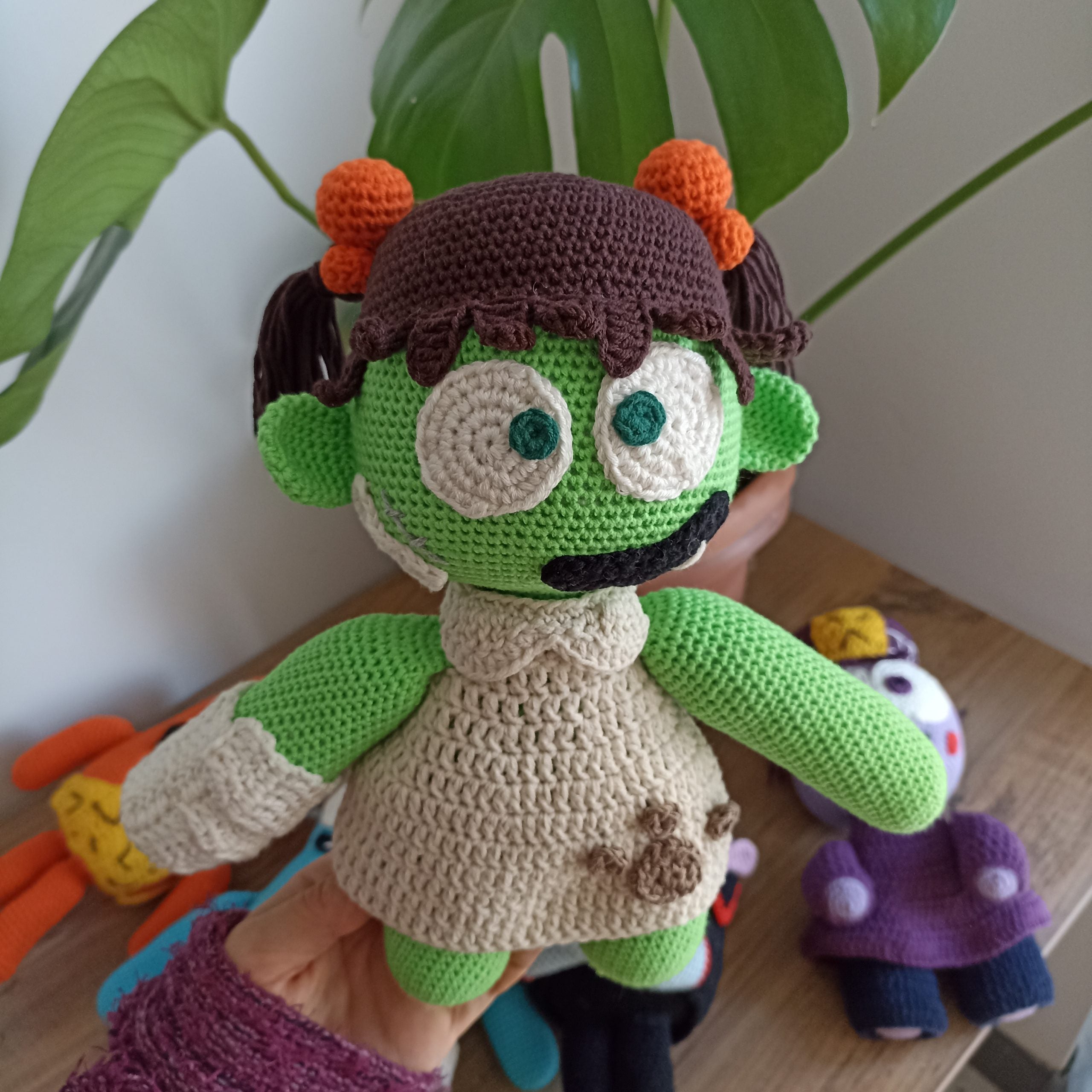 Spookiz Zizi Amigurumi Oyuncak 30 cm / 15 cm