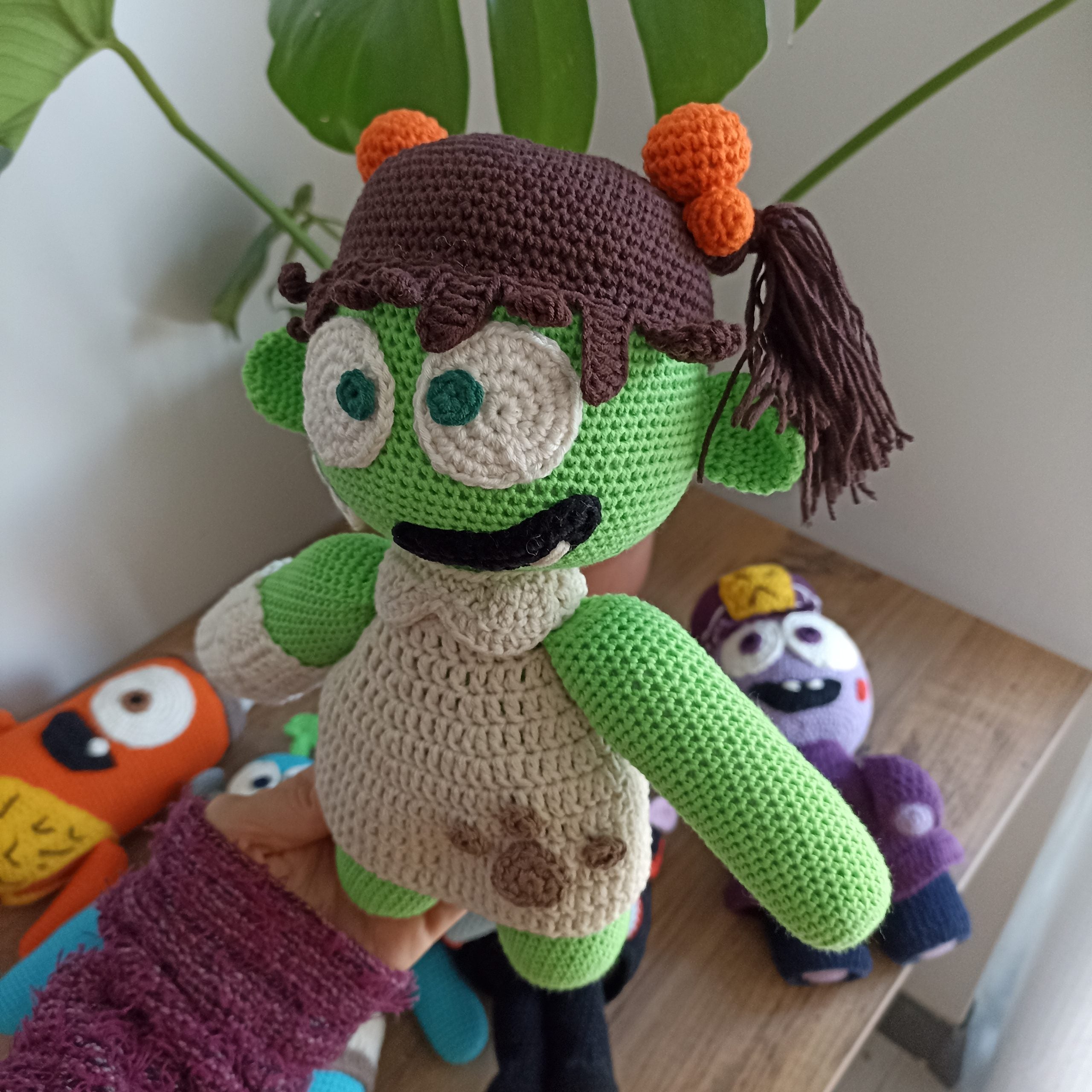Spookiz Zizi Amigurumi Oyuncak 30 cm / 15 cm