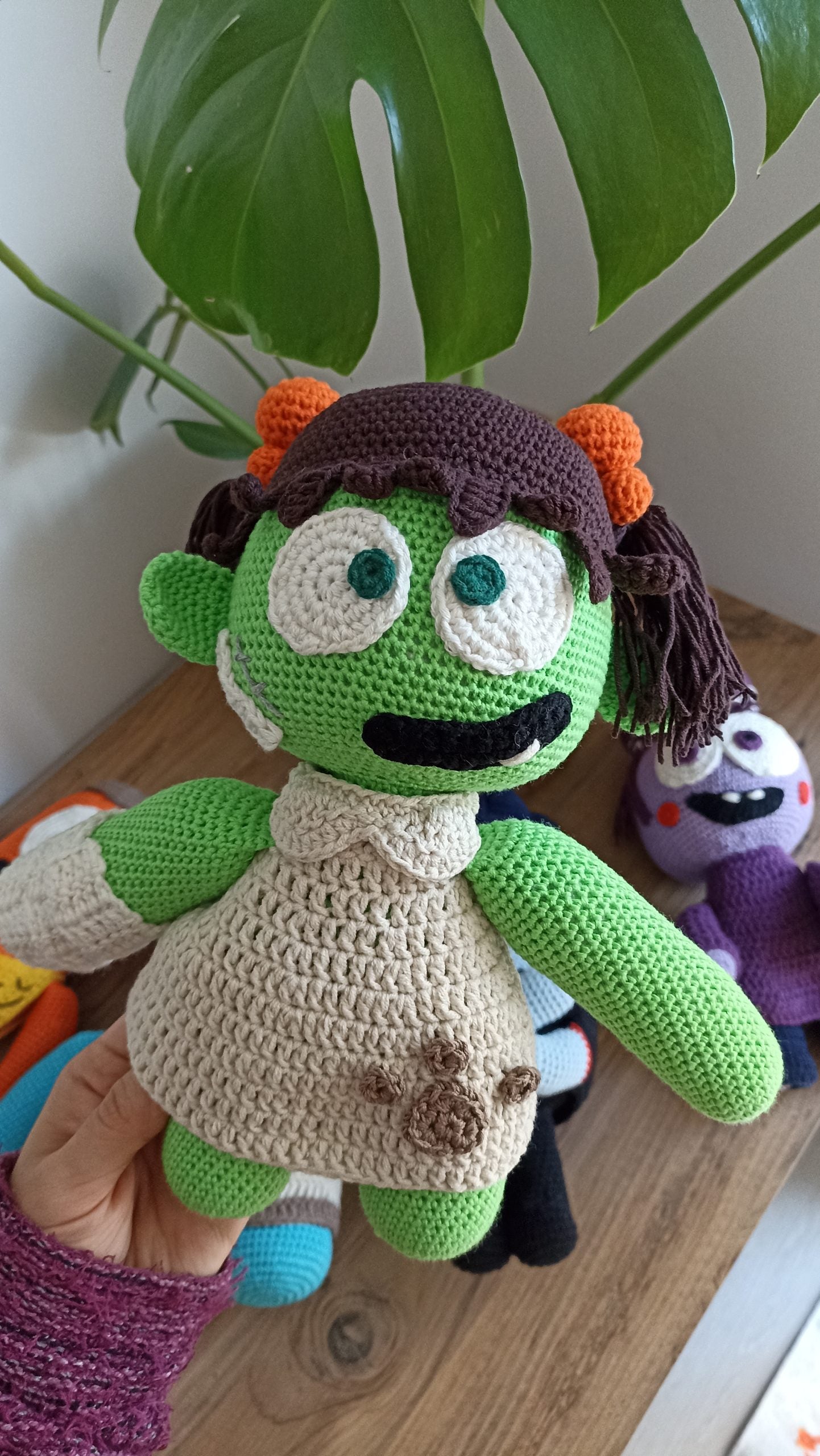 Spookiz Zizi Amigurumi Oyuncak 30 cm / 15 cm