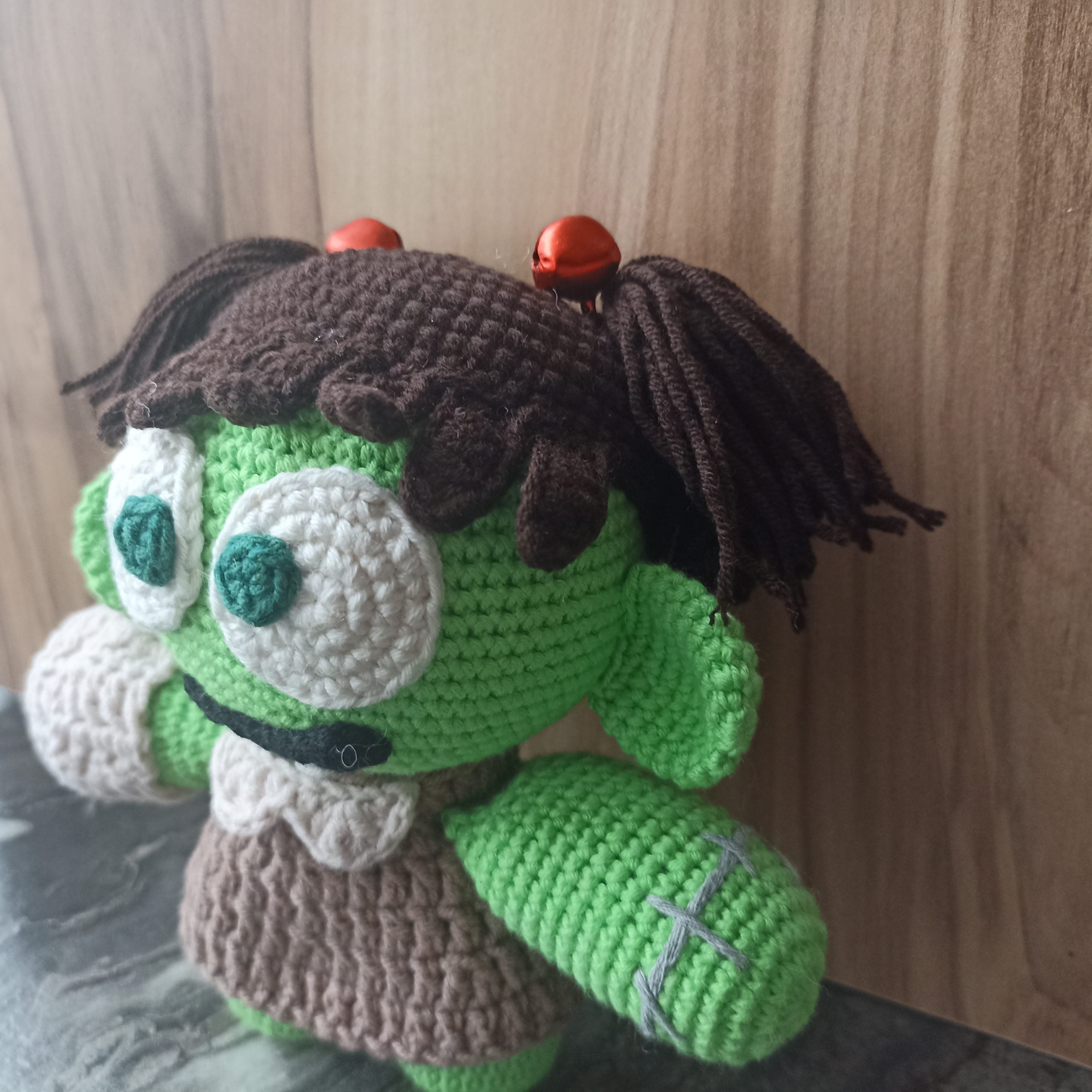 Spookiz Zizi Amigurumi Oyuncak 30 cm / 15 cm