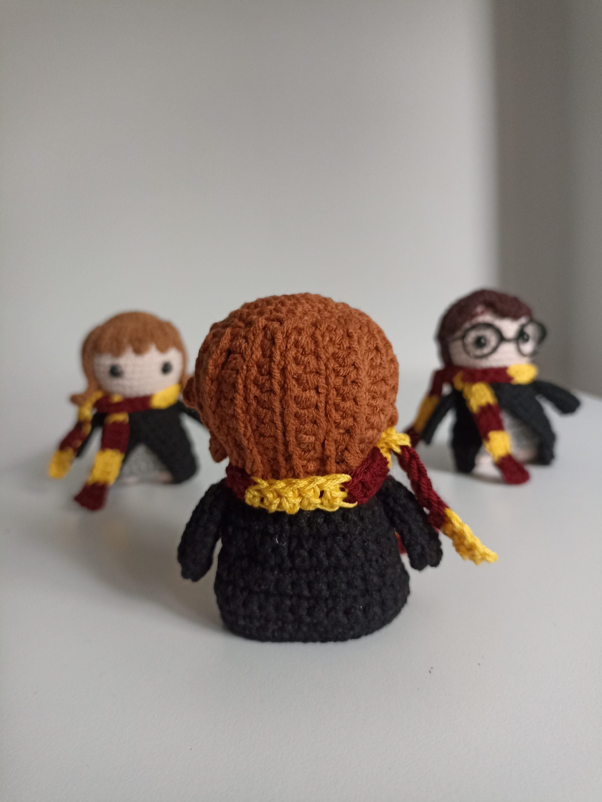 Harry Potter Amigurumi Anahtarlık 3'lü Set / Örgü Biblo Harry Potter