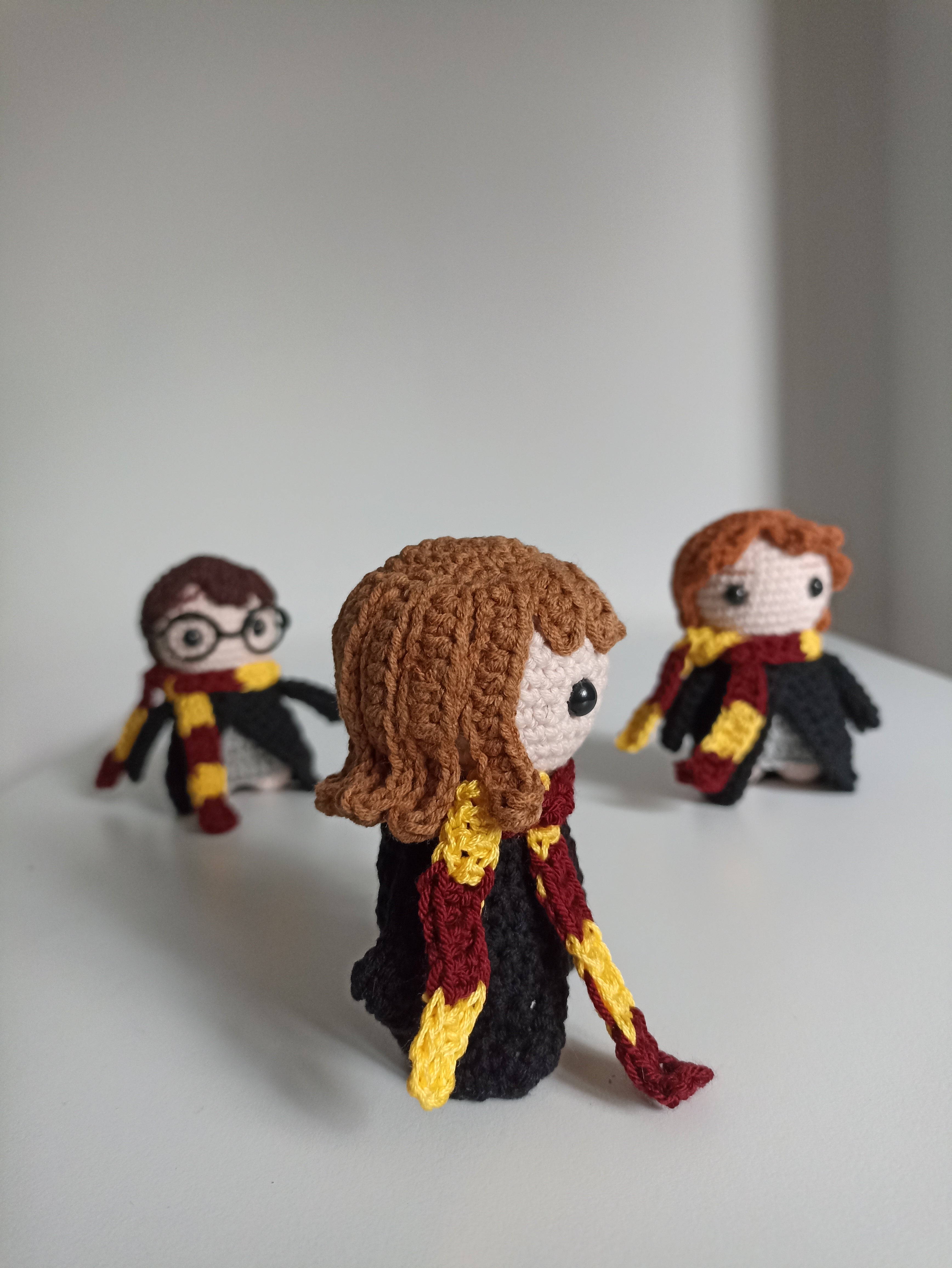 Hermione Granger Amigurumi Anahtarlık / Biblo / Örgü Hermione Granger
