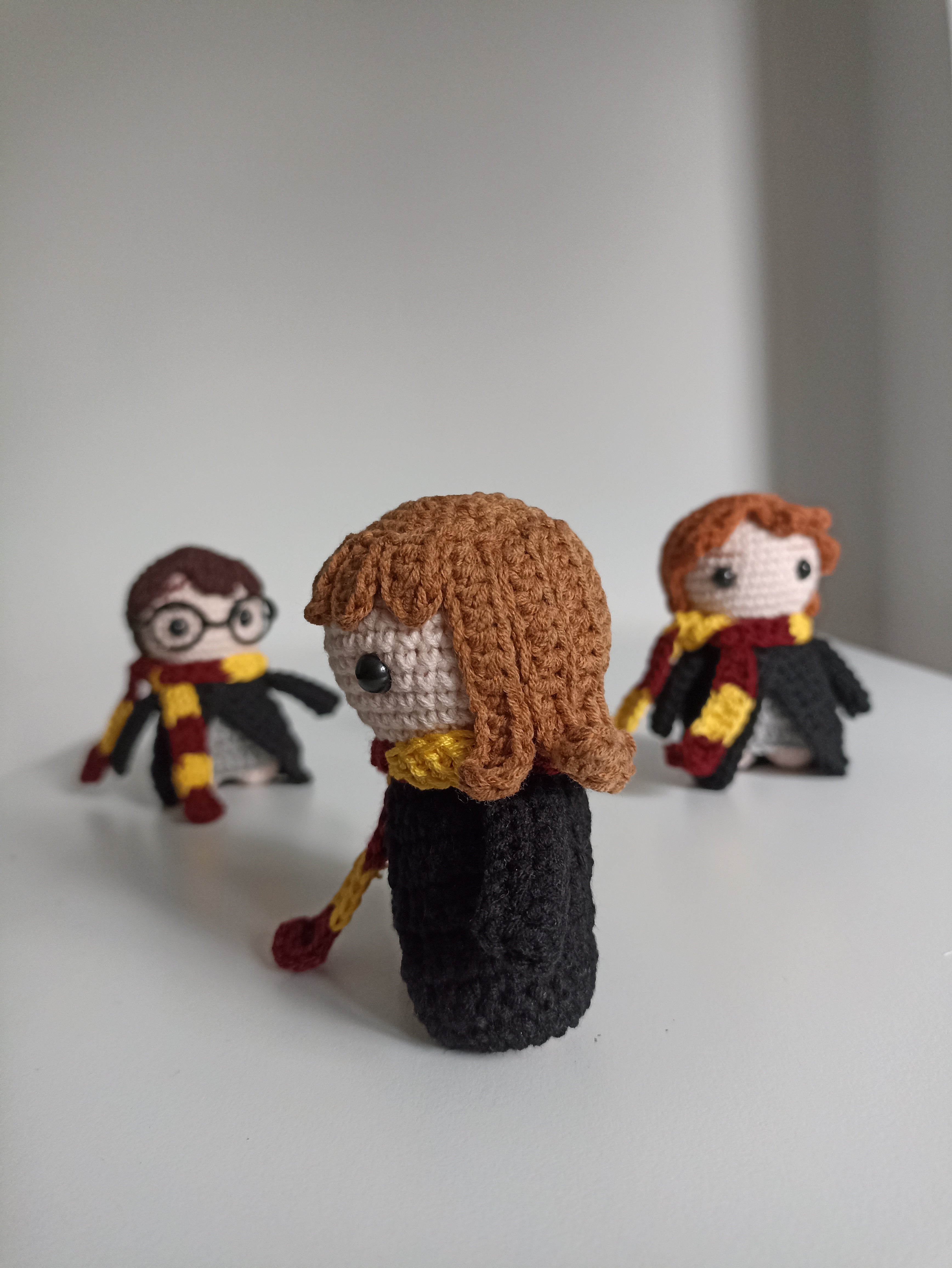 Hermione Granger Amigurumi Anahtarlık / Biblo / Örgü Hermione Granger