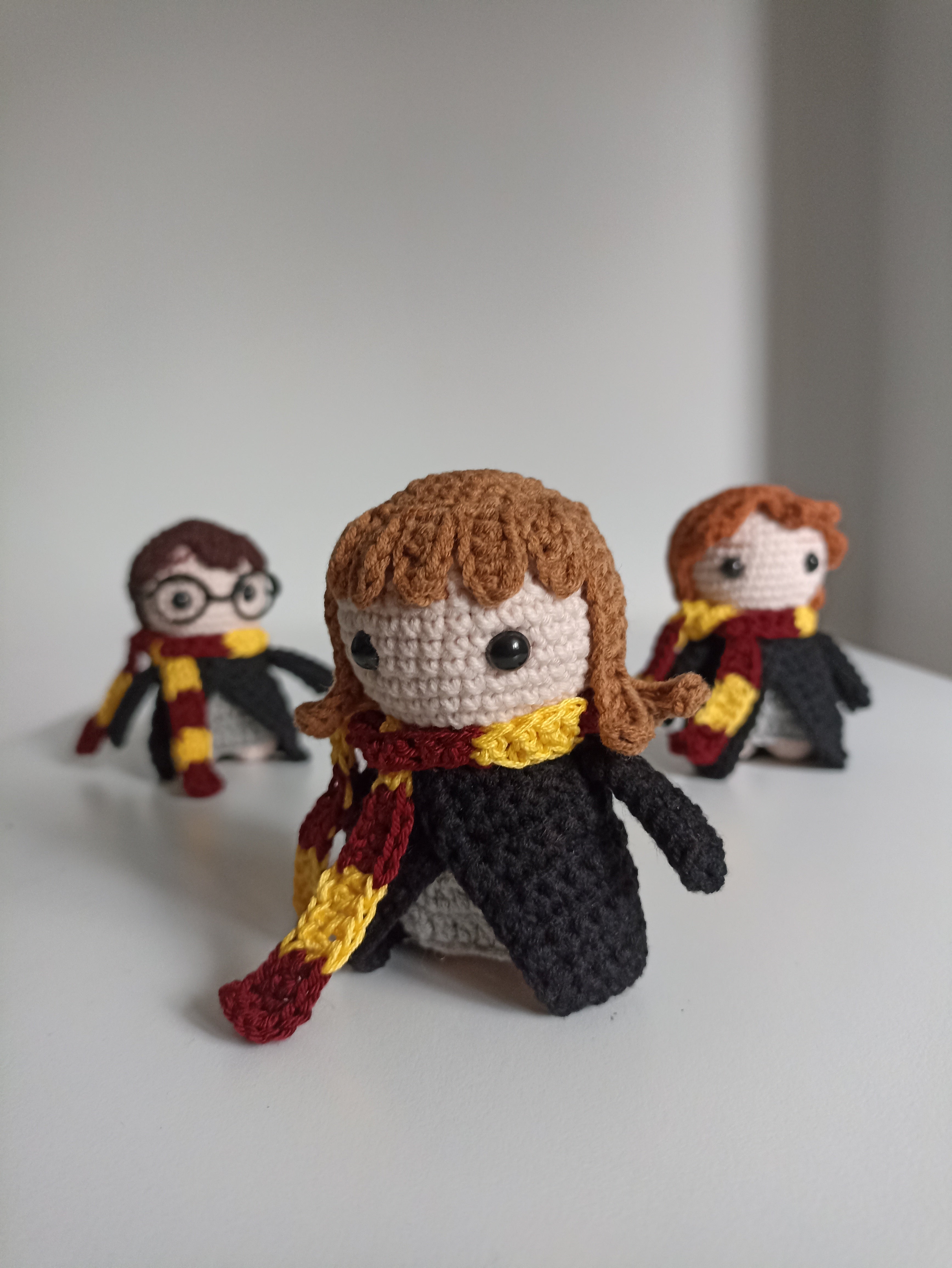 Hermione Granger Amigurumi Anahtarlık / Biblo / Örgü Hermione Granger