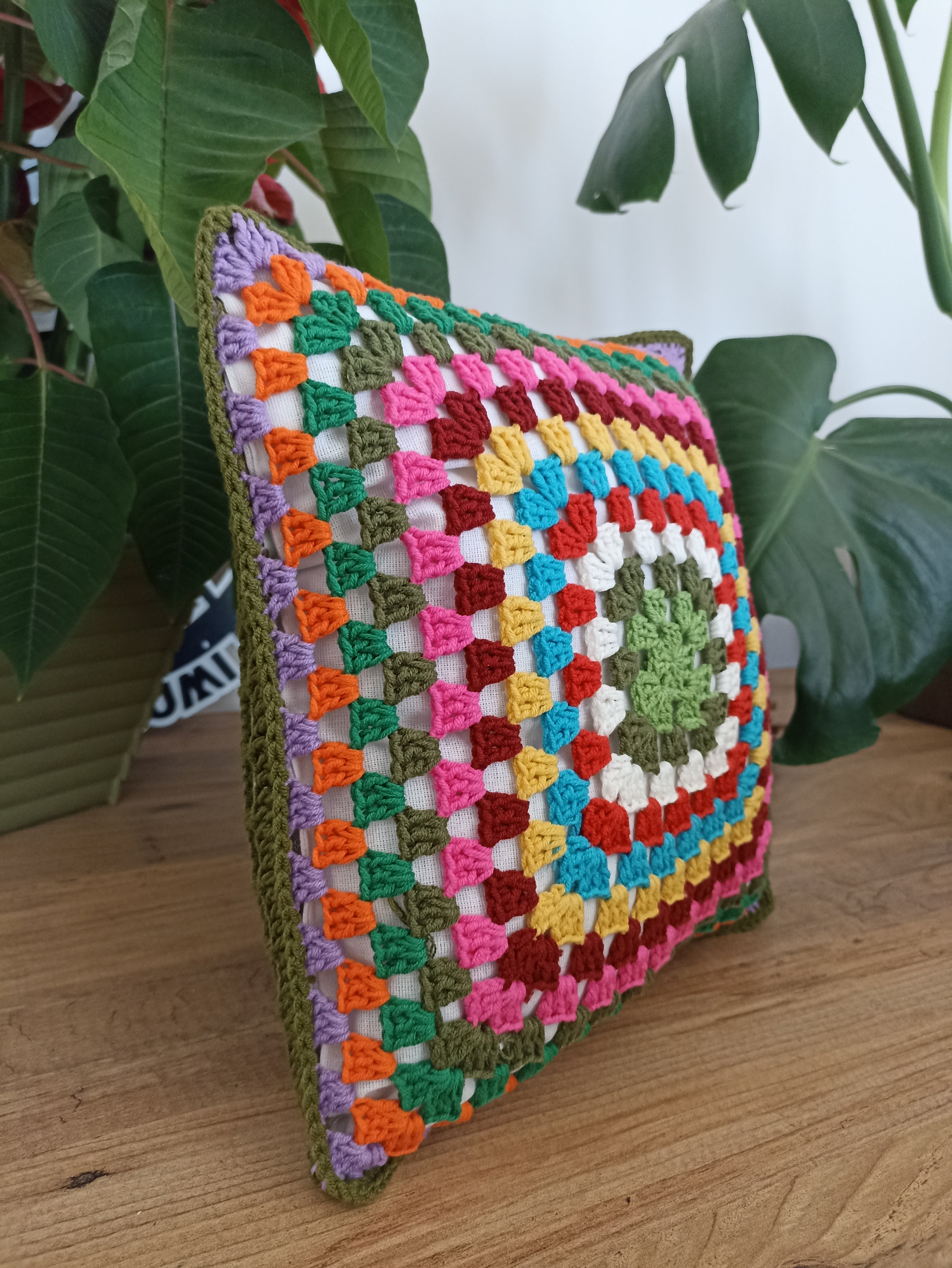 Motif Therapy Colorful Knitted Cushion Cover - 3 Different Models