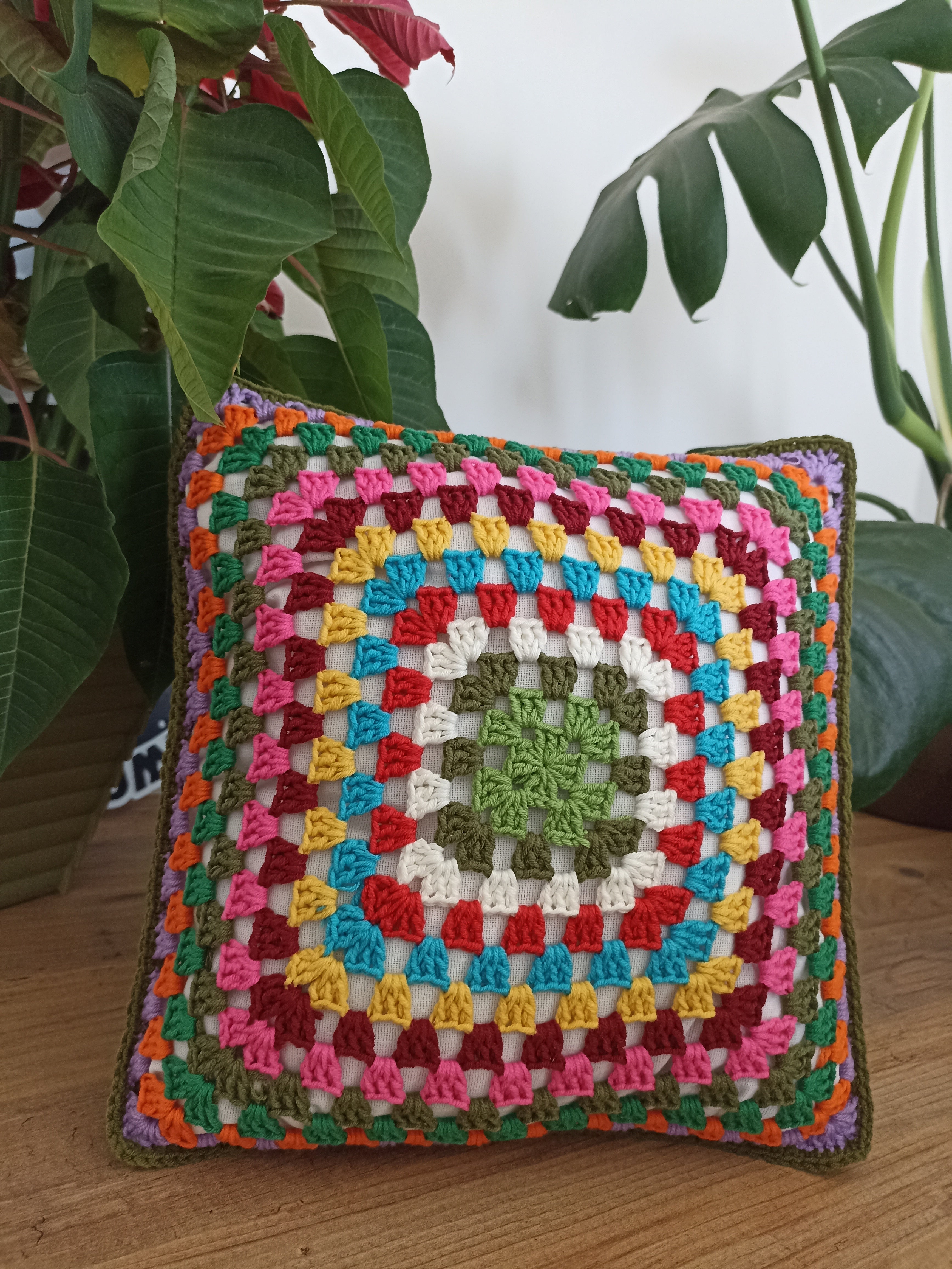 Motif Therapy Colorful Knitted Cushion Cover - 3 Different Models