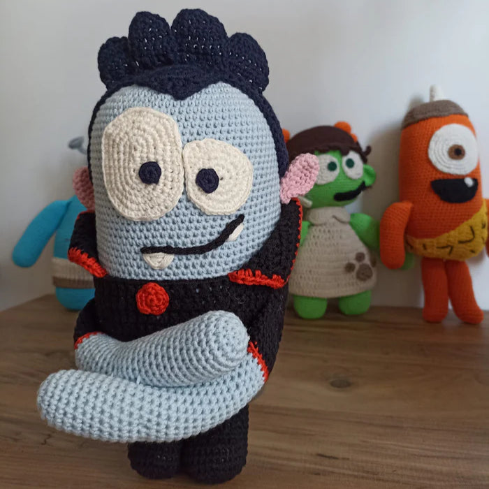 Spookiz Cula Amigurumi Tasarım Oyuncak 30cm / 15cm