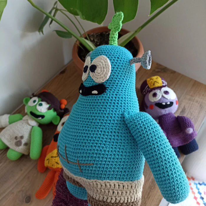 Spookiz Frankie Amigurumi Oyuncak 30 cm / 15 cm