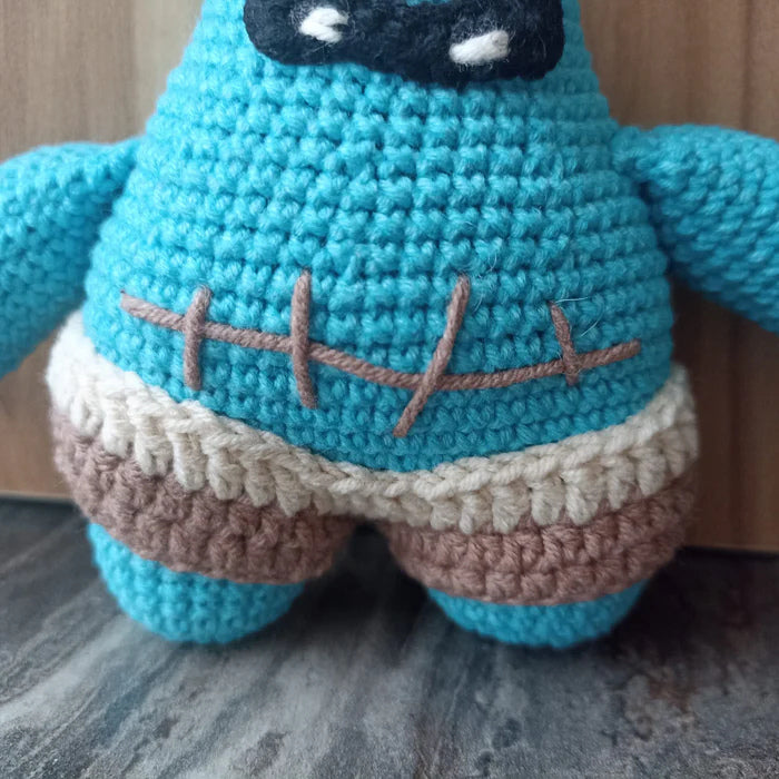 Spookiz Frankie Amigurumi Oyuncak 30 cm / 15 cm