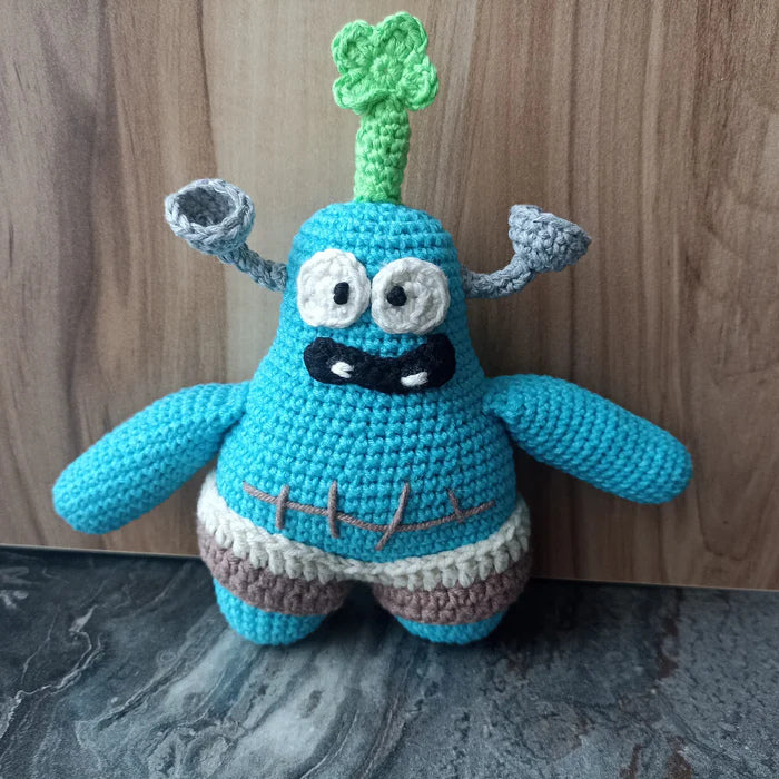 Spookiz Frankie Amigurumi Oyuncak 30 cm / 15 cm