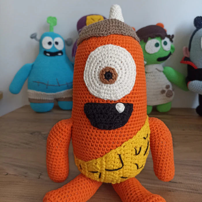 Spookiz Kebi Amigurumi Oyuncak 30 cm / 15 cm