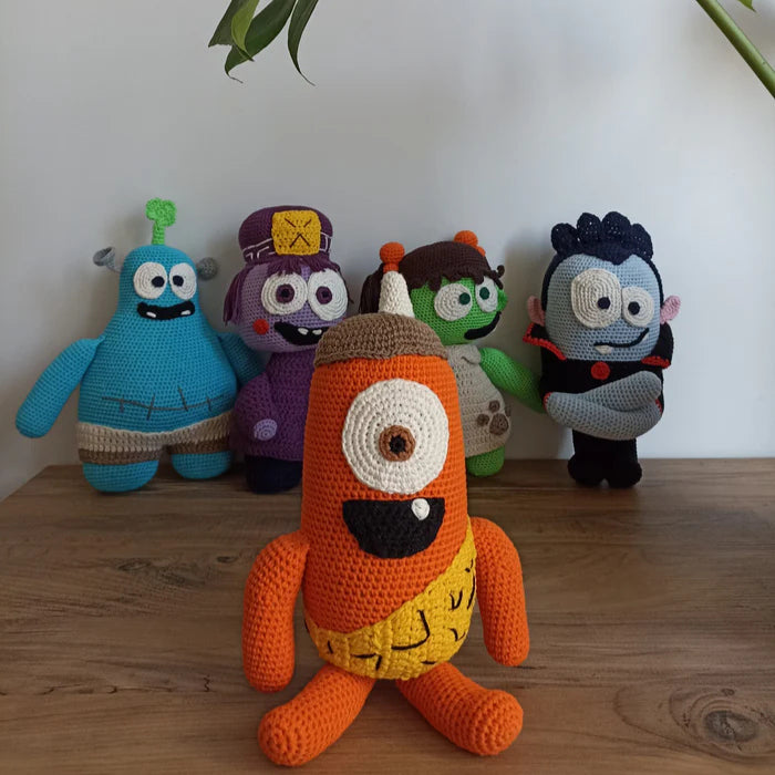 Spookiz Kebi Amigurumi Oyuncak 30 cm / 15 cm
