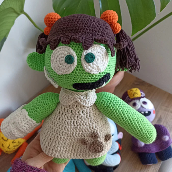 Spookiz Zizi Amigurumi Oyuncak 30 cm / 15 cm