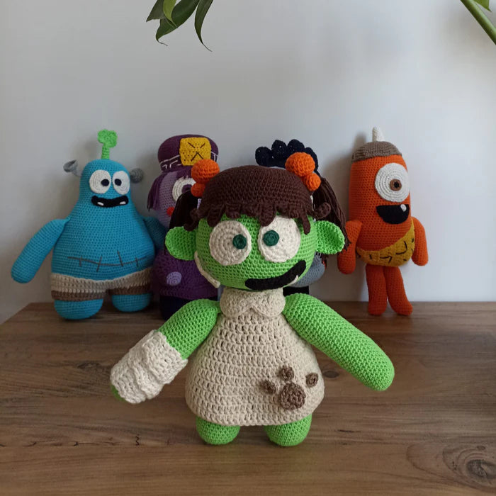 Spookiz Zizi Amigurumi Oyuncak 30 cm / 15 cm
