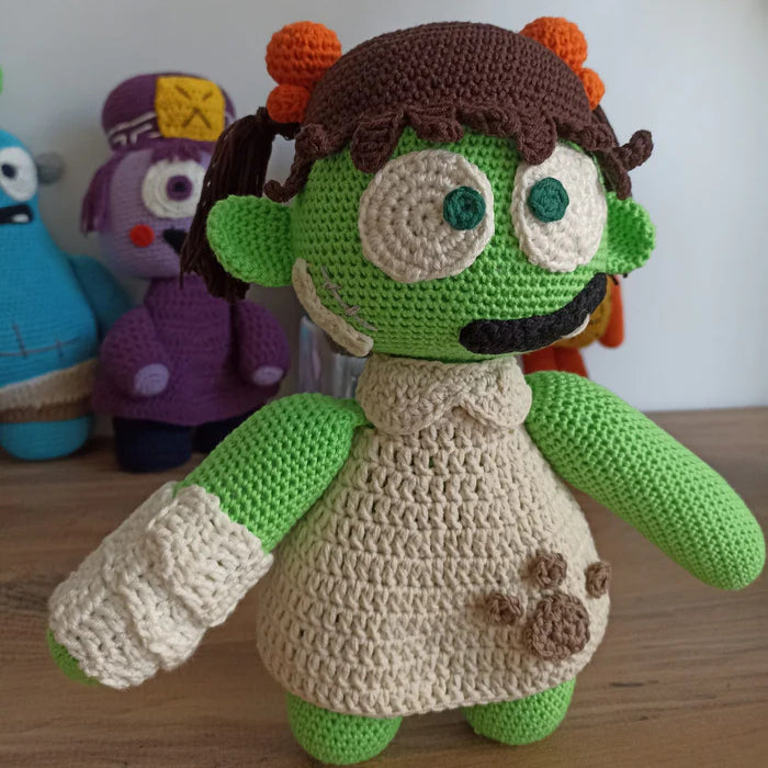 Spookiz Zizi Amigurumi Oyuncak 30 cm / 15 cm