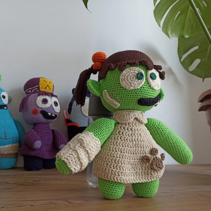 Spookiz Zizi Amigurumi Oyuncak 30 cm / 15 cm