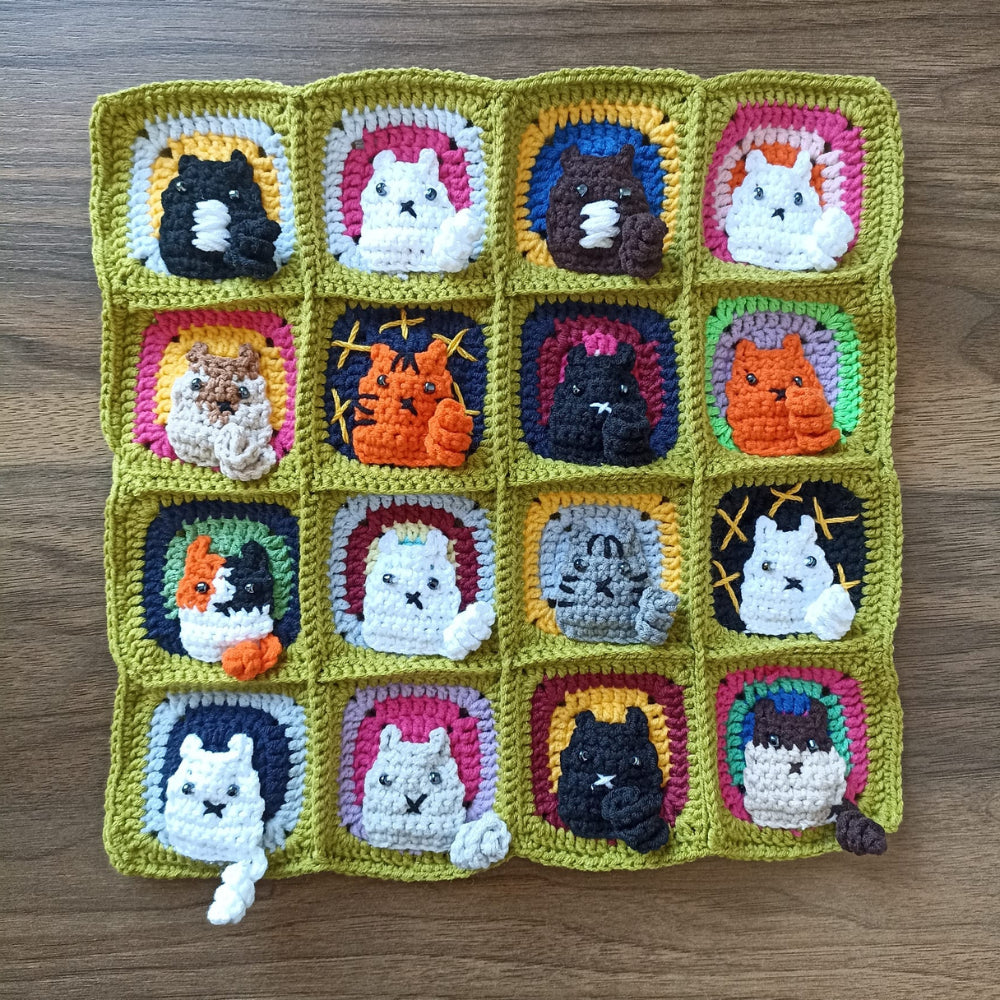 Kedili Kırlent Fıstık Yeşili, Kedi Motifli Örgü Kırlent Kılıfı, Kedili Yastık Kılıfı