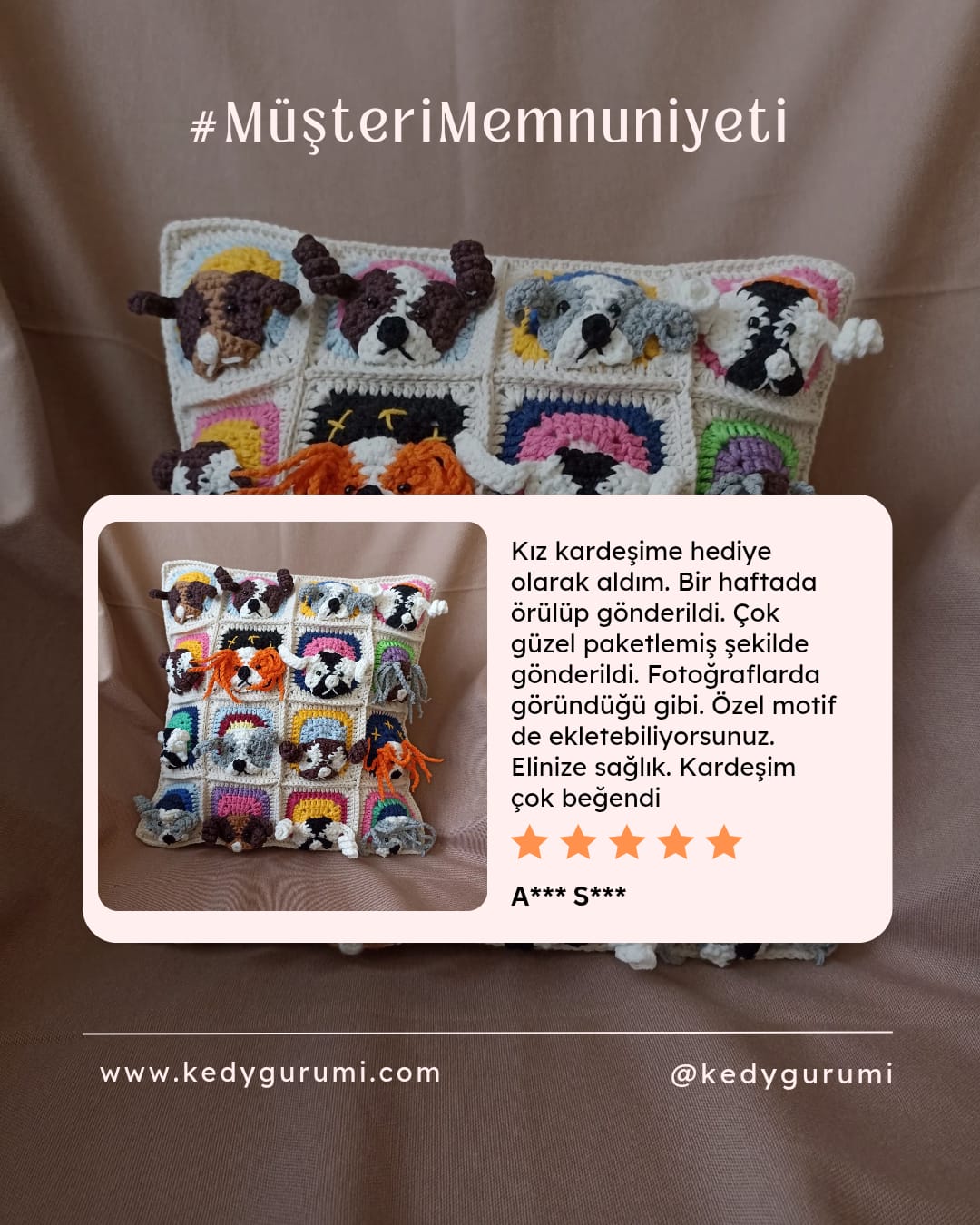 Kedygurumi müşteri yorumları