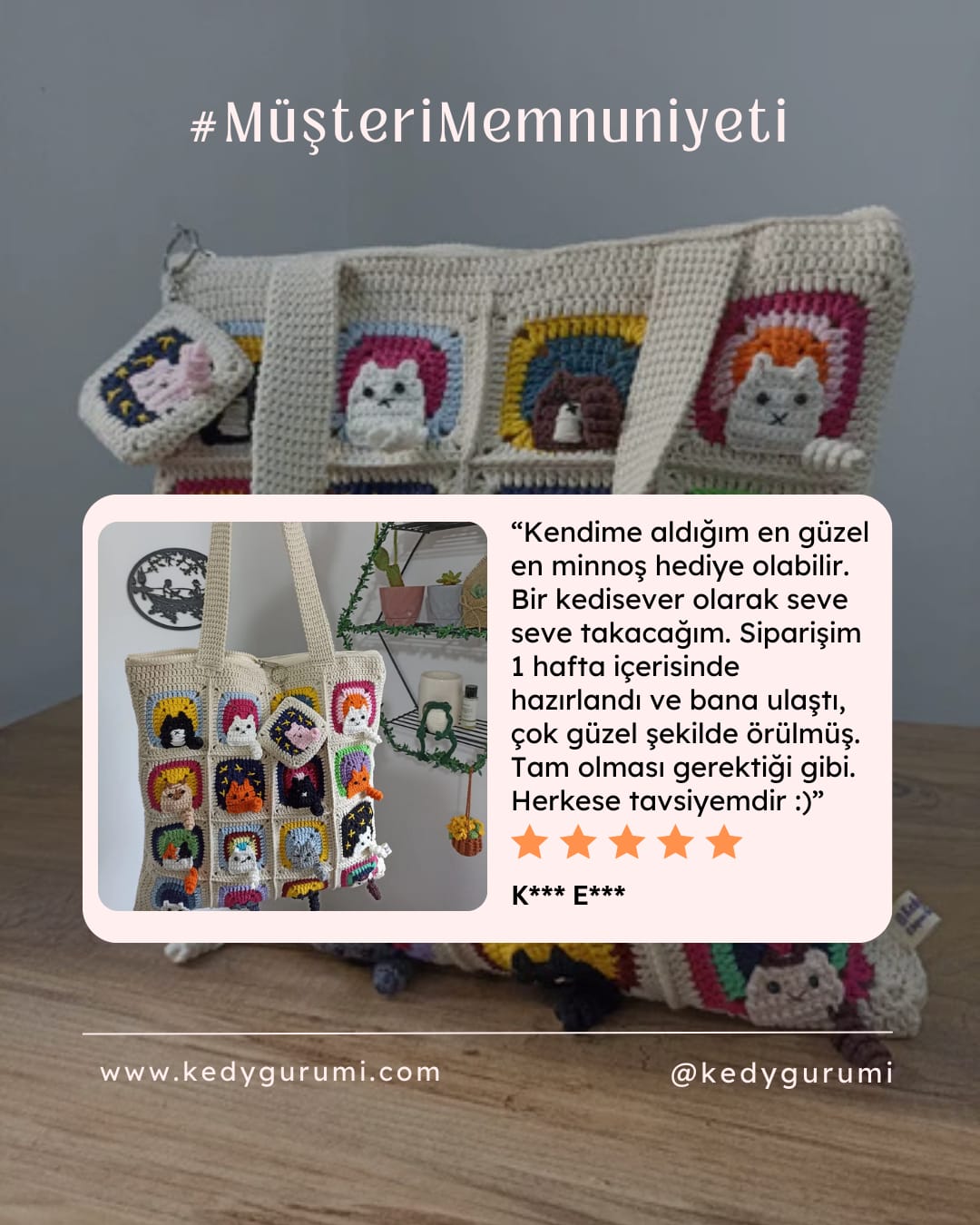 Kedygurumi müşteri yorumları