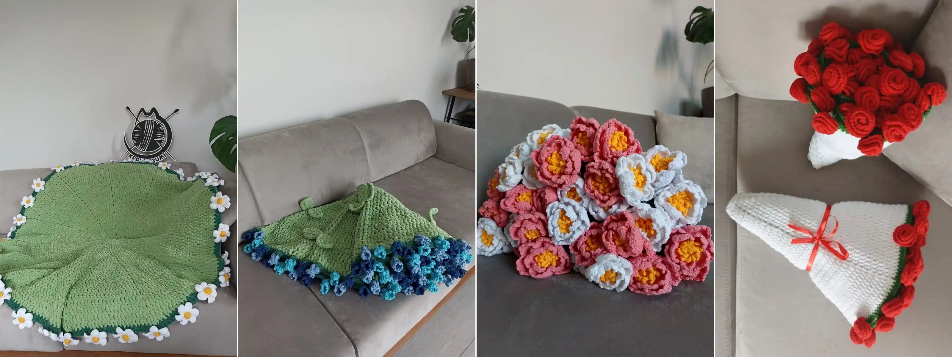 El Yapımı Buket Örgü Battaniyeler: Sevdiklerinize Unutulmaz Hediye Seçenekleri, El Yapımı Hediyelikler, Örgü Buket Battaniye