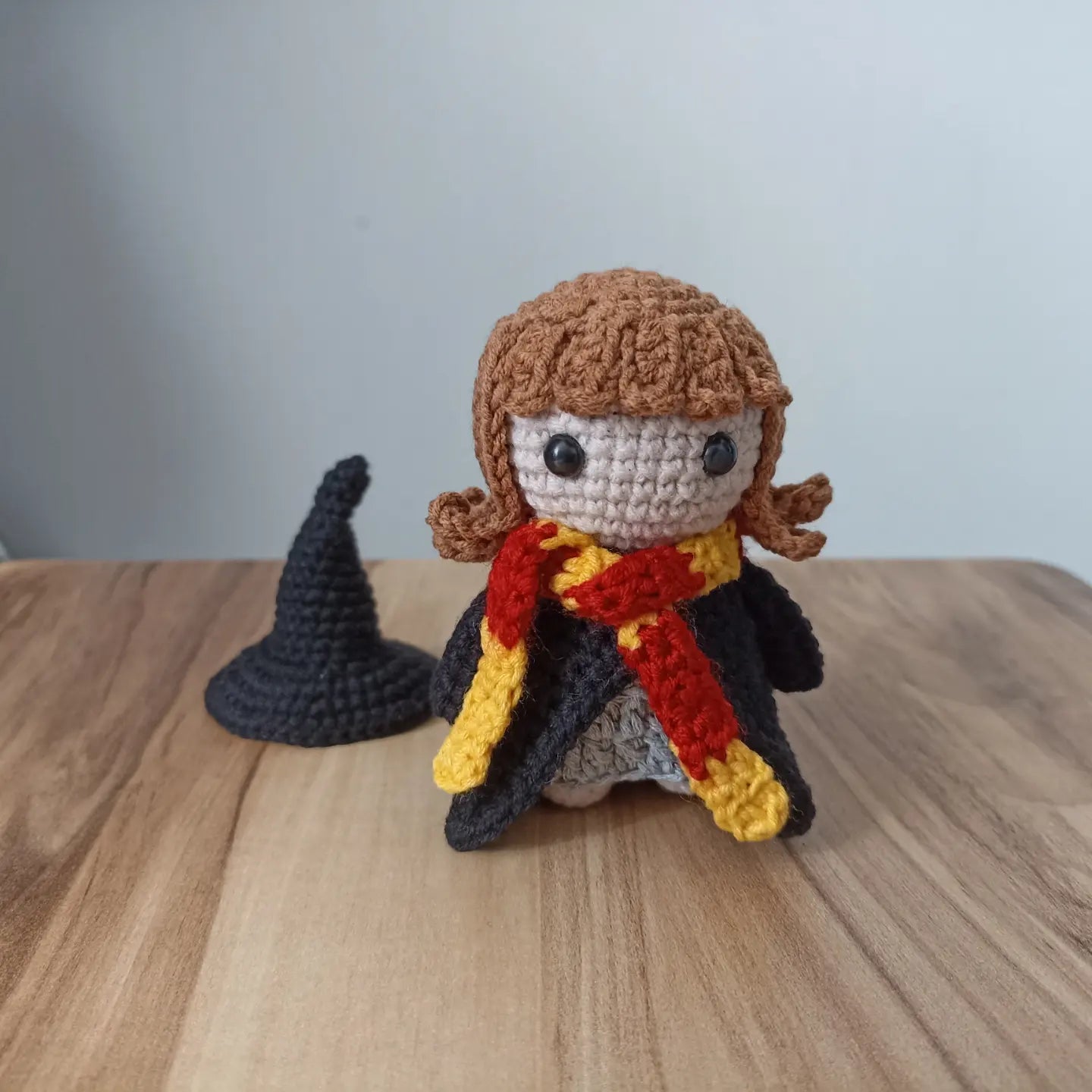 Hermione Granger Amigurumi Anahtarlık / Biblo / Örgü Hermione Granger