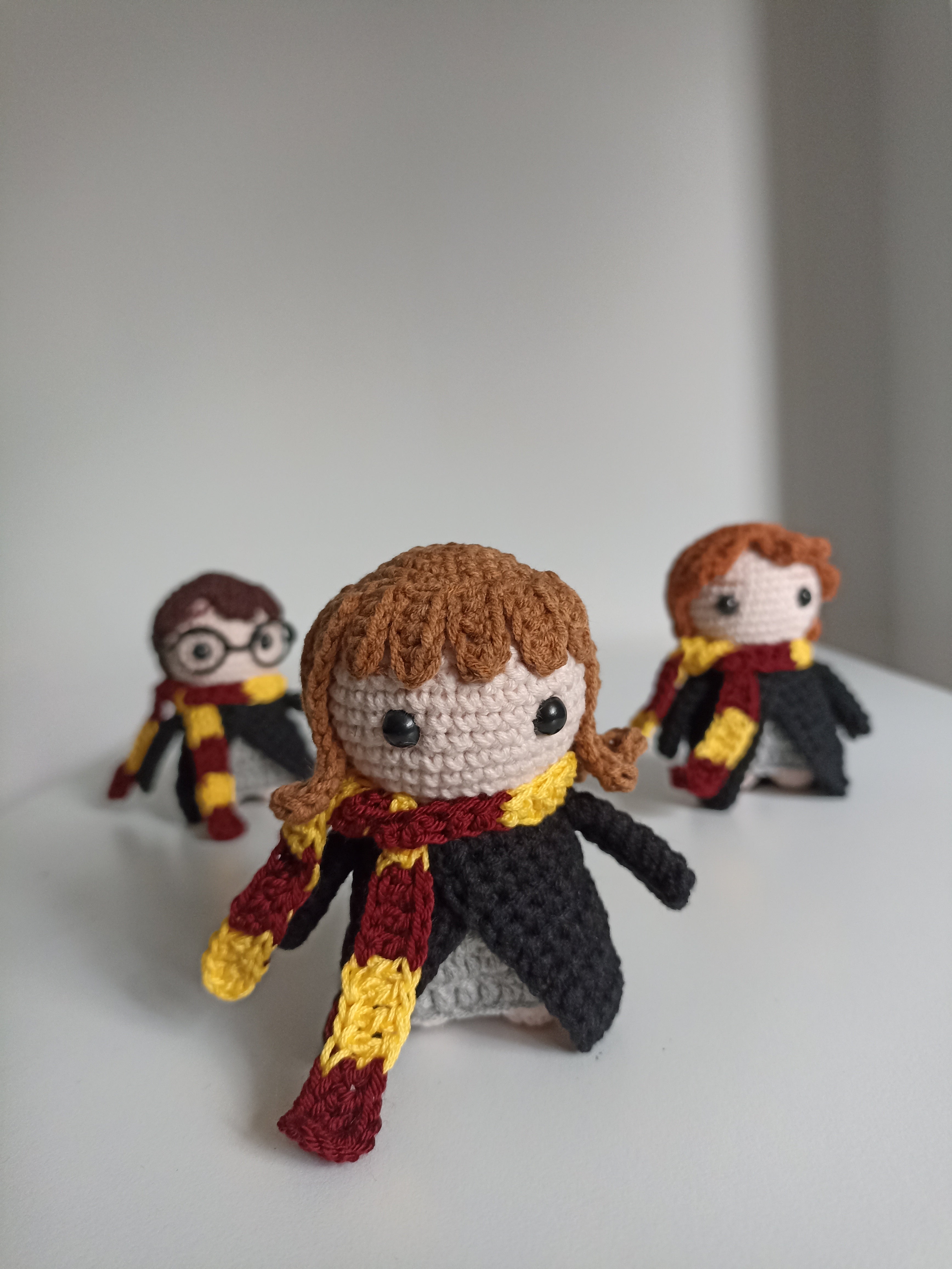 Hermione Granger Amigurumi Anahtarlık / Biblo / Örgü Hermione Granger