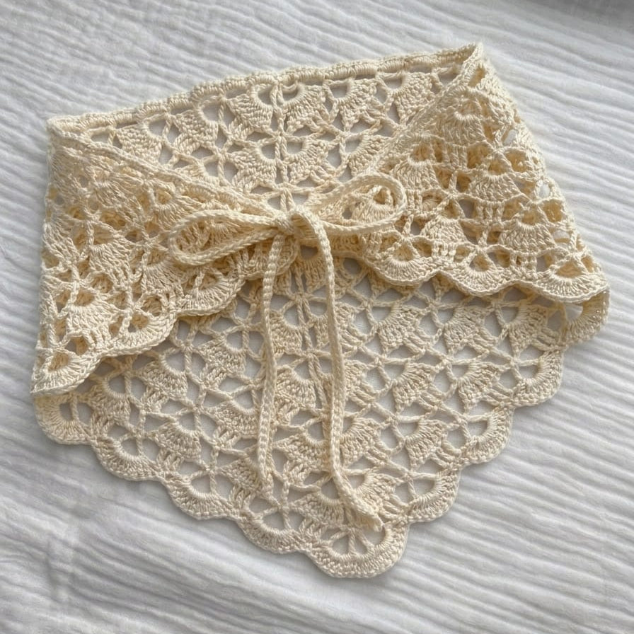 Trend Dantel Bandana / Tereyağ Sarısı / Pantolon Kemer Aksesuarı - El Yapımı Trend Şıklık