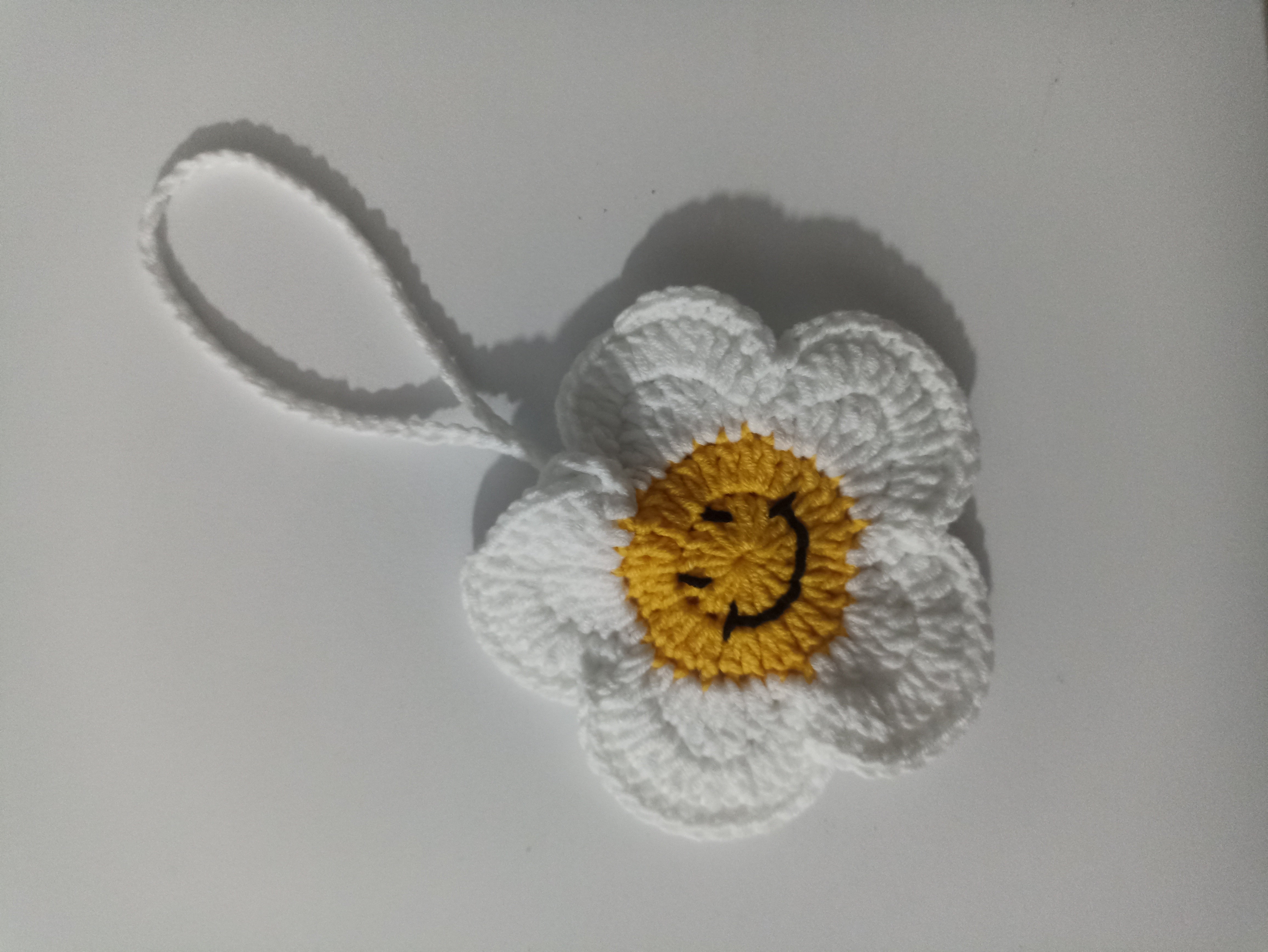 Flower Serisi Çanta Charm ve Lip Balm Kılıfı İkili Set - El Örgüsü Çiçek Çanta Charm Çeşitleri